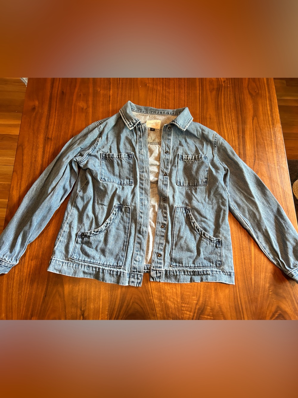 Universal Thread Light Blue Denim Chore Jacket